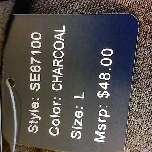 NWT. Charcoal gray turtleneck made by select + trend. - Picture 7 of 7